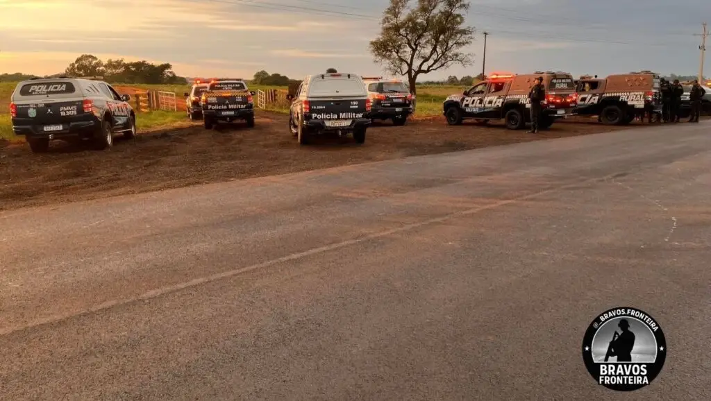 Em ação rápida Polícia Militar retira invasores de propriedade rural em Amambai