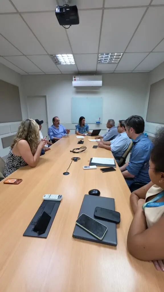 Com deputado Pedrossian Neto, presidente da Câmara e vereadores levam demandas de Amambai à Energisa