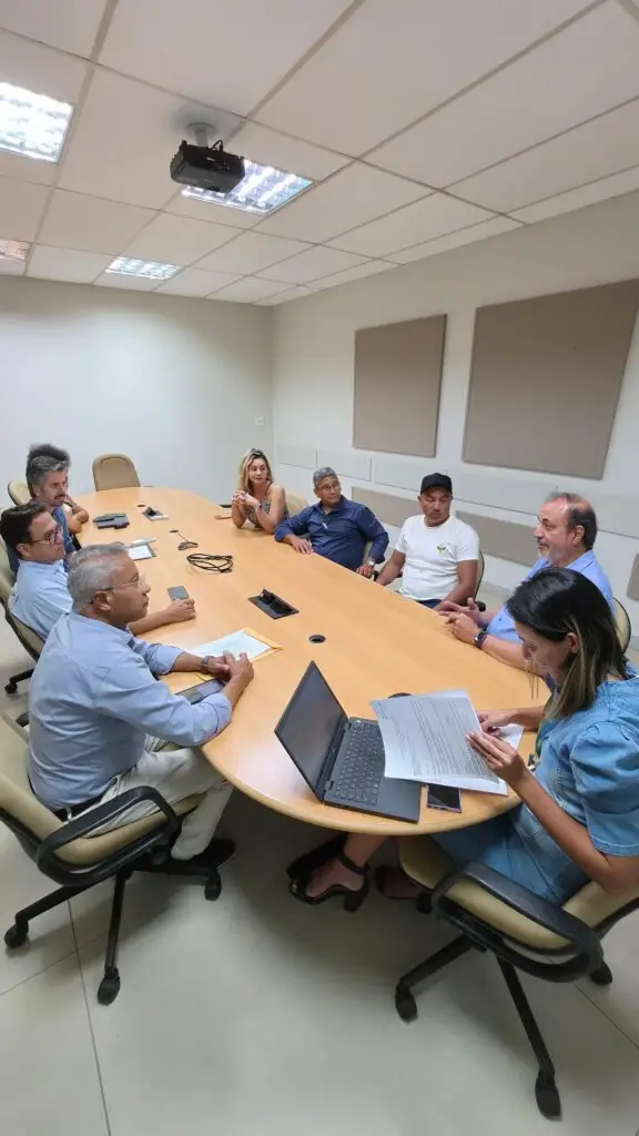 Com deputado Pedrossian Neto, presidente da Câmara e vereadores levam demandas de Amambai à Energisa