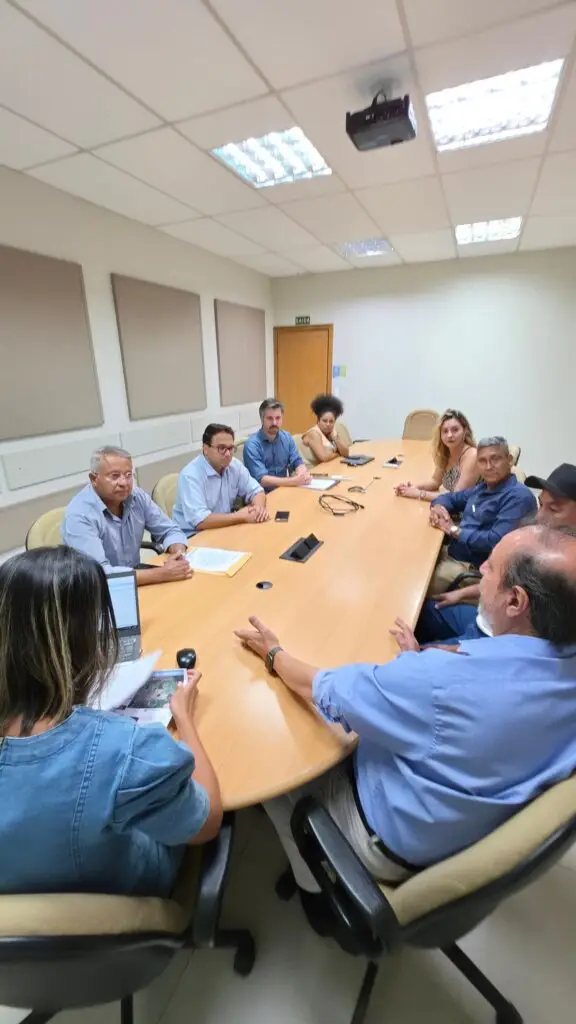 Com deputado Pedrossian Neto, presidente da Câmara e vereadores levam demandas de Amambai à Energisa