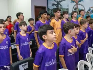 Projeto Crepúsculo SAF é mantido com recursos próprios e aposta na formação de atletas em Amambai