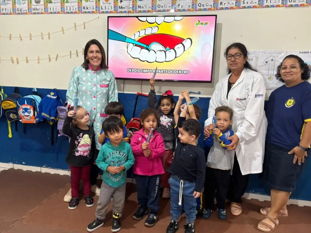 Saúde e Educação unem forças em projeto de saúde bucal nas creches de Iguatemi
