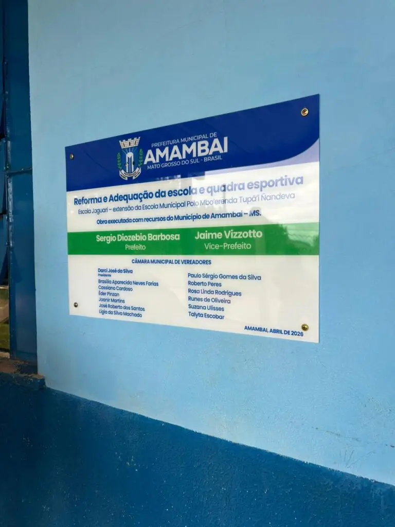 Prefeitura de Amambai realiza duas inaugurações de reformas em escolas indígenas nesta quinta-feira (9)