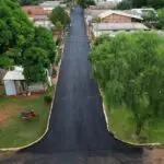 Prefeitura de Tacuru divulga avanço em obra de pavimentação na Rua do Calçadão