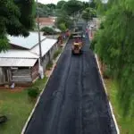 Prefeitura de Tacuru divulga avanço em obra de pavimentação na Rua do Calçadão
