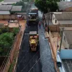 Prefeitura de Tacuru divulga avanço em obra de pavimentação na Rua do Calçadão
