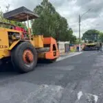 Prefeitura de Tacuru divulga avanço em obra de pavimentação na Rua do Calçadão