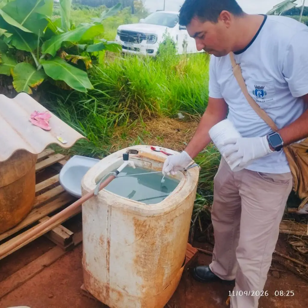 Ação conjunta mobiliza comunidade indígena no combate à dengue em Amambai