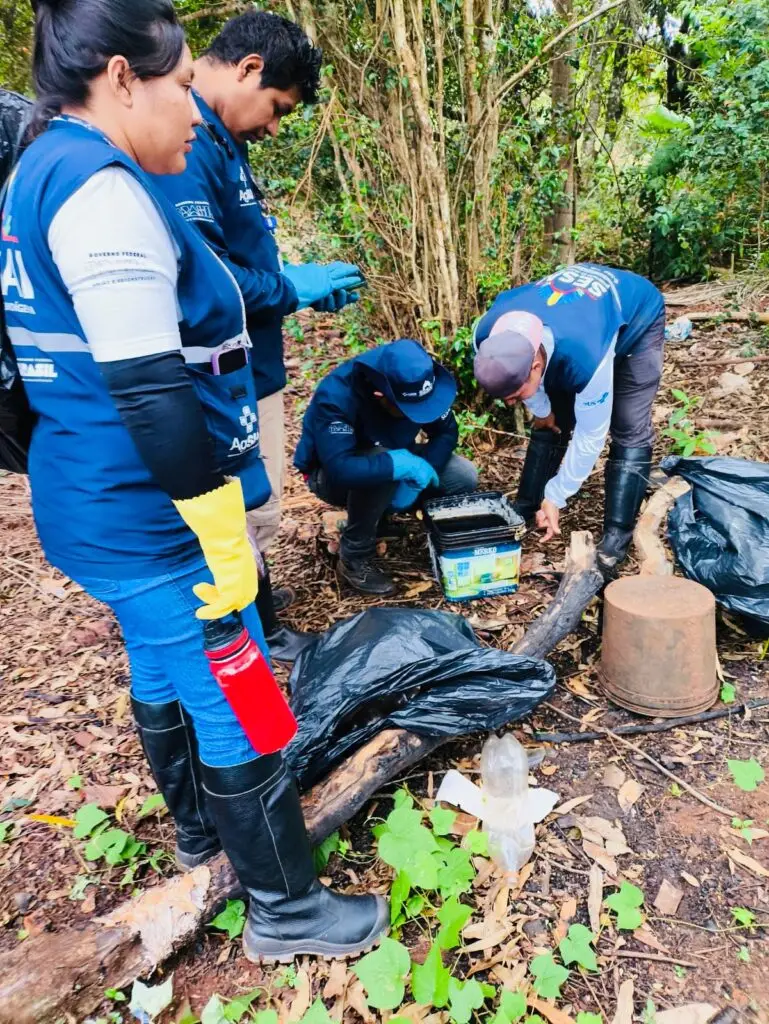 Ação conjunta mobiliza comunidade indígena no combate à dengue em Amambai