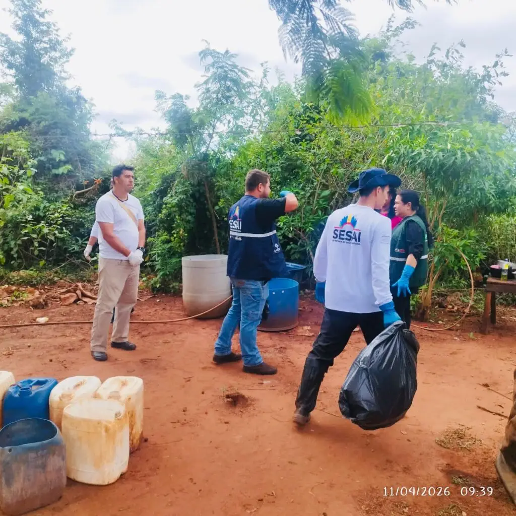 Ação conjunta mobiliza comunidade indígena no combate à dengue em Amambai