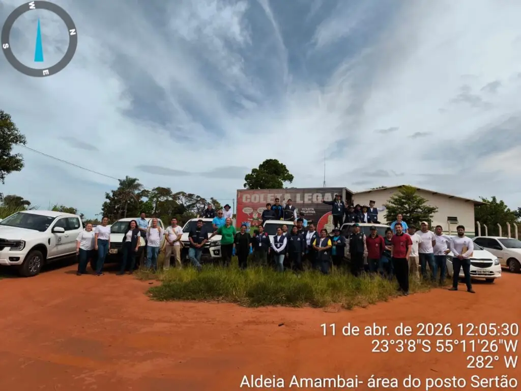 Ação conjunta mobiliza comunidade indígena no combate à dengue em Amambai