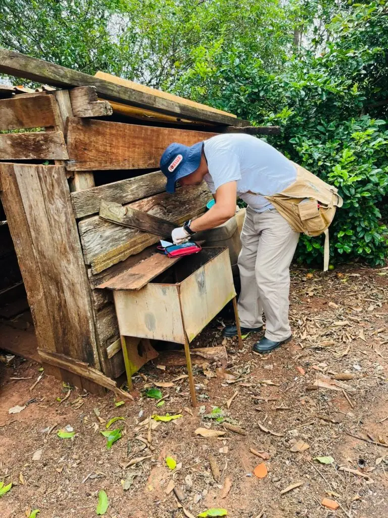 Ação conjunta mobiliza comunidade indígena no combate à dengue em Amambai