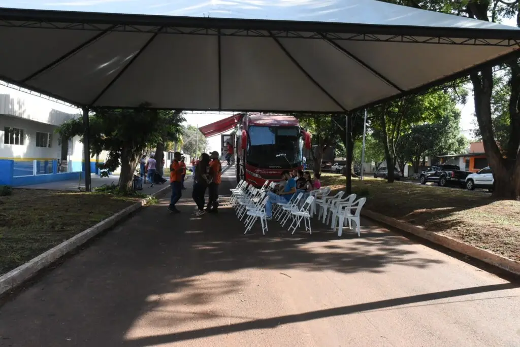 Iguatemi: Unidade itinerante da Rede Hemosul em parceria com a Secretaria Municipal de Saúde realiza coleta de sangue Iguatemi: Unidade itinerante da Rede Hemosul em parceria com a Secretaria Municipal de Saúde realiza coleta de sangue