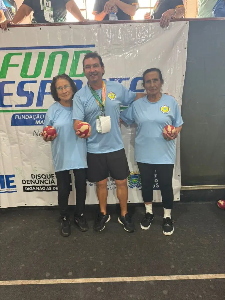 Terceira Idade de Iguatemi se destaca nos Jogos Estaduais na modalidade da bocha, em Ponta Porã