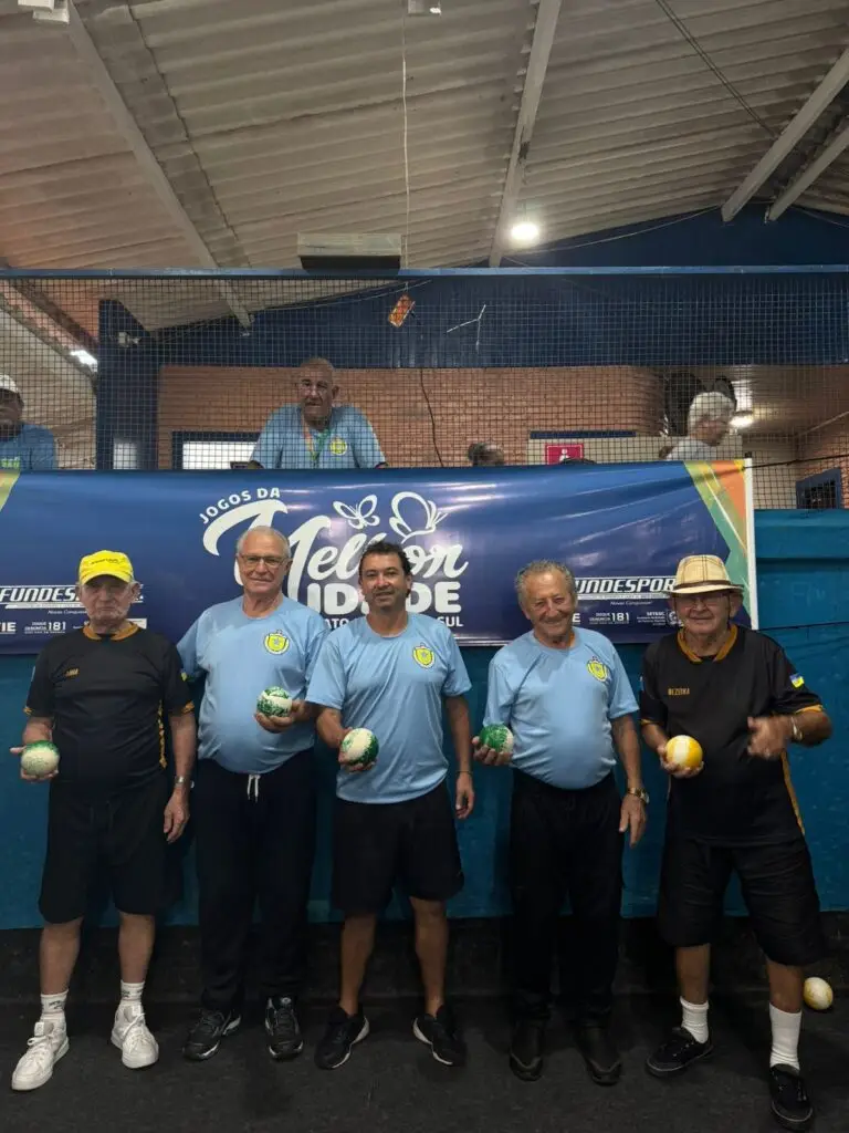Terceira Idade de Iguatemi se destaca nos Jogos Estaduais na modalidade da bocha, em Ponta Porã