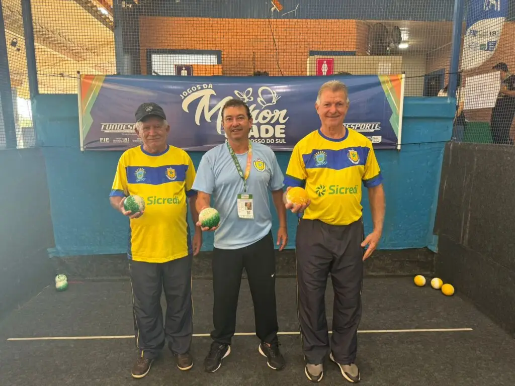 Terceira Idade de Iguatemi se destaca nos Jogos Estaduais na modalidade da bocha, em Ponta Porã