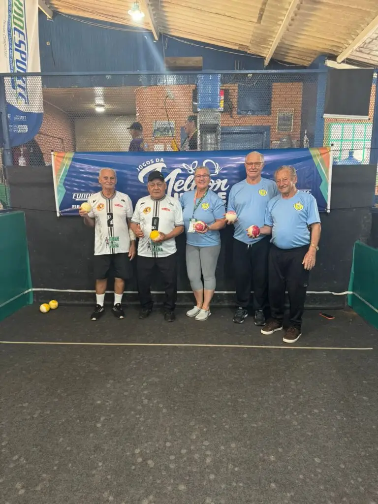 Terceira Idade de Iguatemi se destaca nos Jogos Estaduais na modalidade da bocha, em Ponta Porã