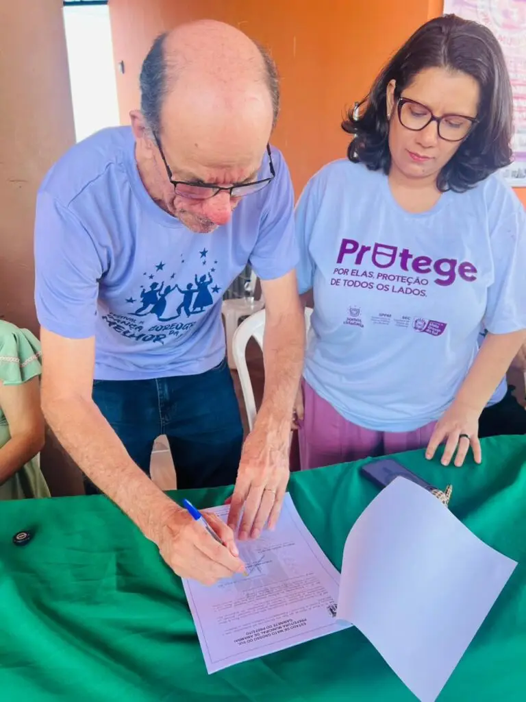 Ação de cidadania e formalização do PROTEGE fortalecem rede de proteção às mulheres em Amambai