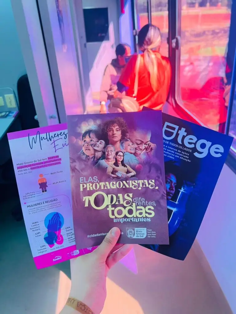 Ação de cidadania e formalização do PROTEGE fortalecem rede de proteção às mulheres em Amambai