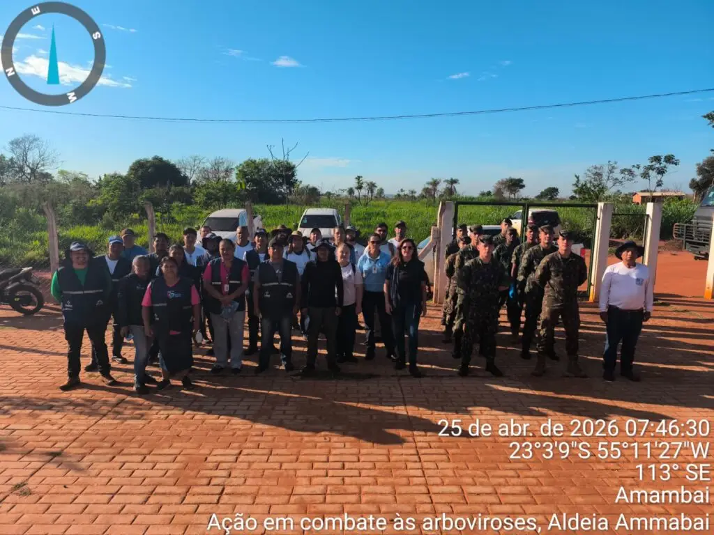 Aldeia Amambai recebe Dia D de combate às arboviroses com ação integrada