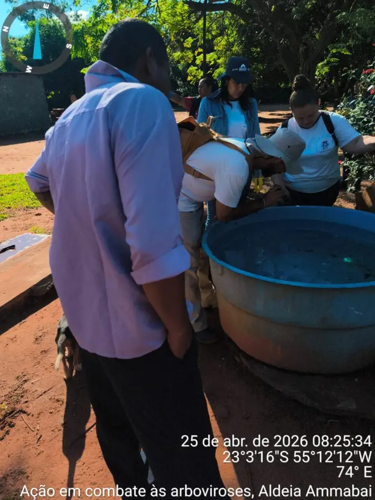 Aldeia Amambai recebe Dia D de combate às arboviroses com ação integrada