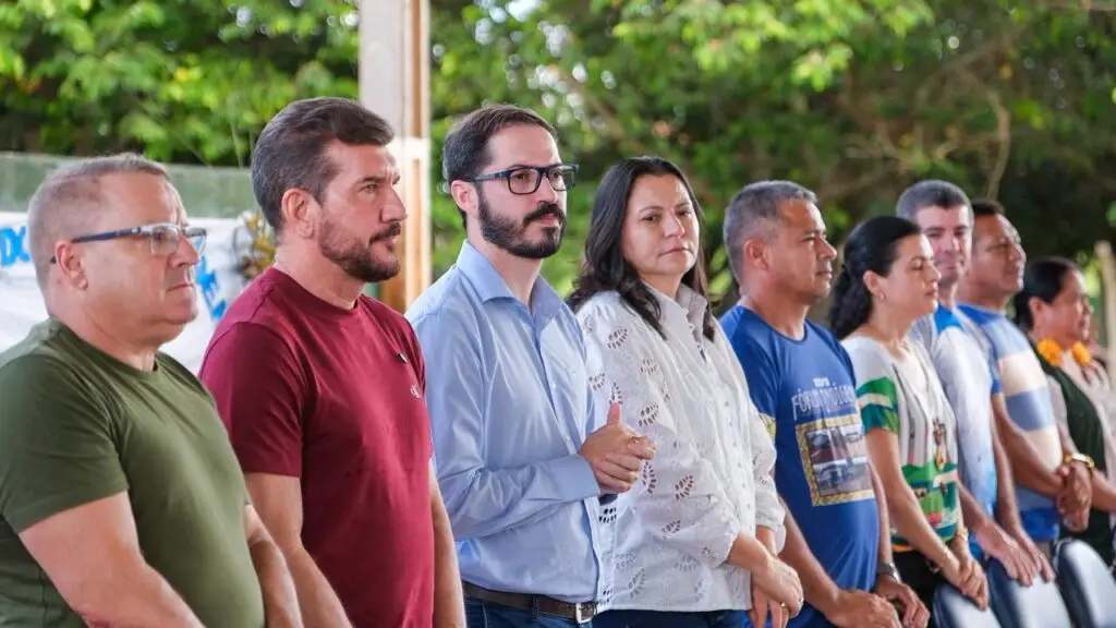 Professor Pontinha prestigia Fórum Indígena na Aldeia Te’yikue ao lado do deputado Pedro Kemp em Caarapó