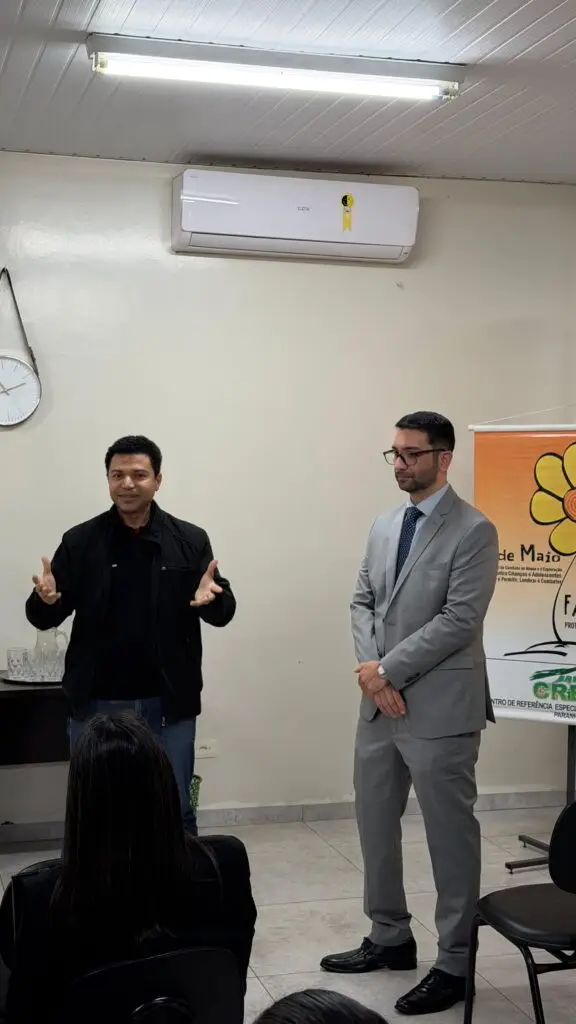 Palestra do Maio Laranja reforça ações de enfrentamento à violência sexual contra crianças e adolescentes em Paranhos