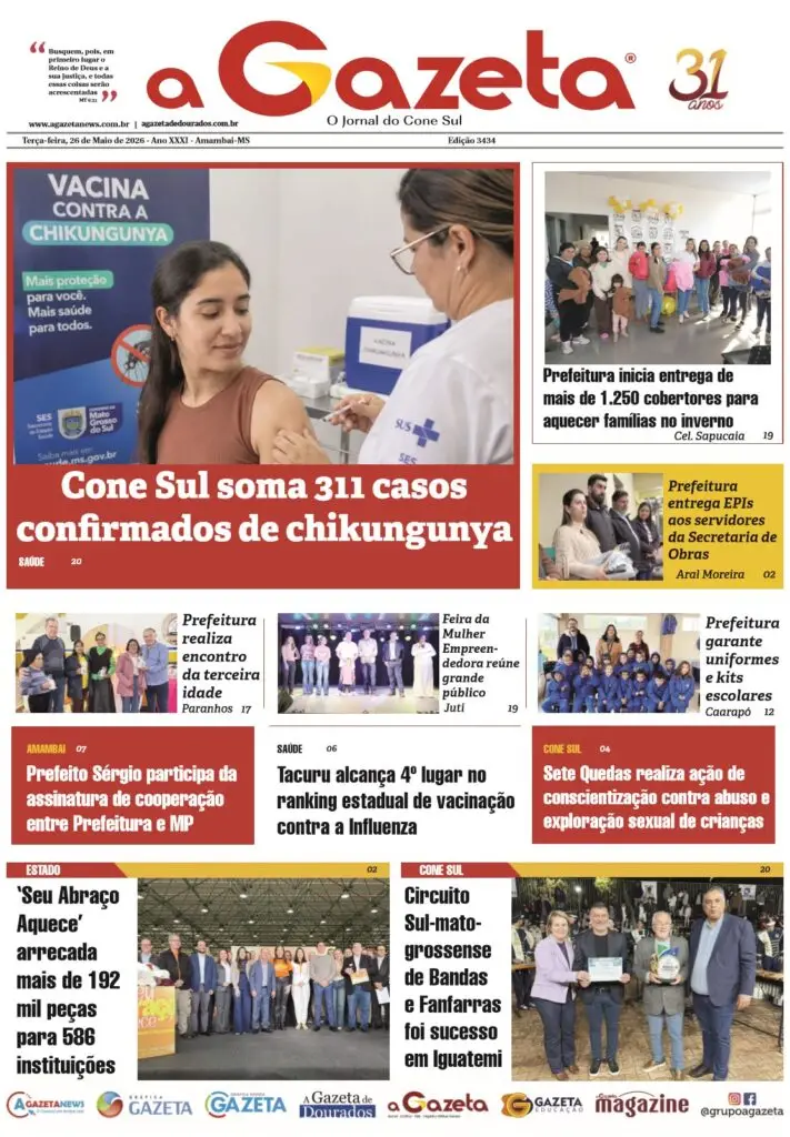 Jornal A Gazeta – Edição de 26 de maio de 2026