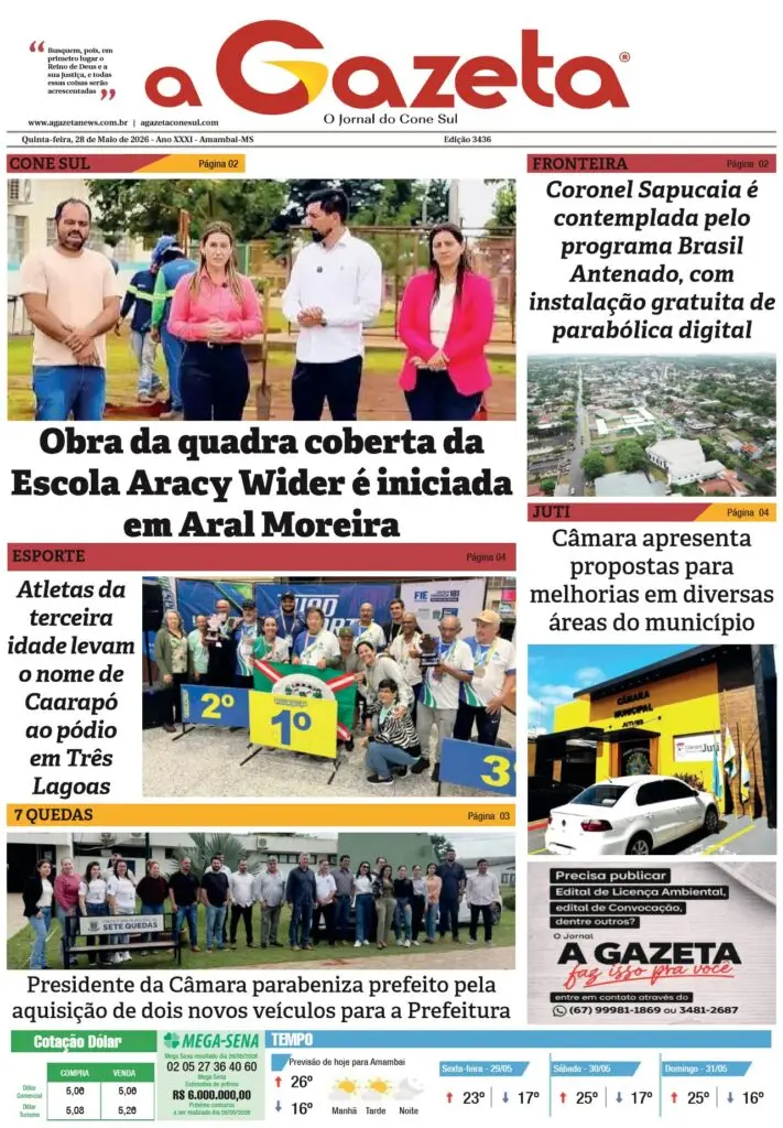 Jornal A Gazeta – Edição de 28 de maio de 2026