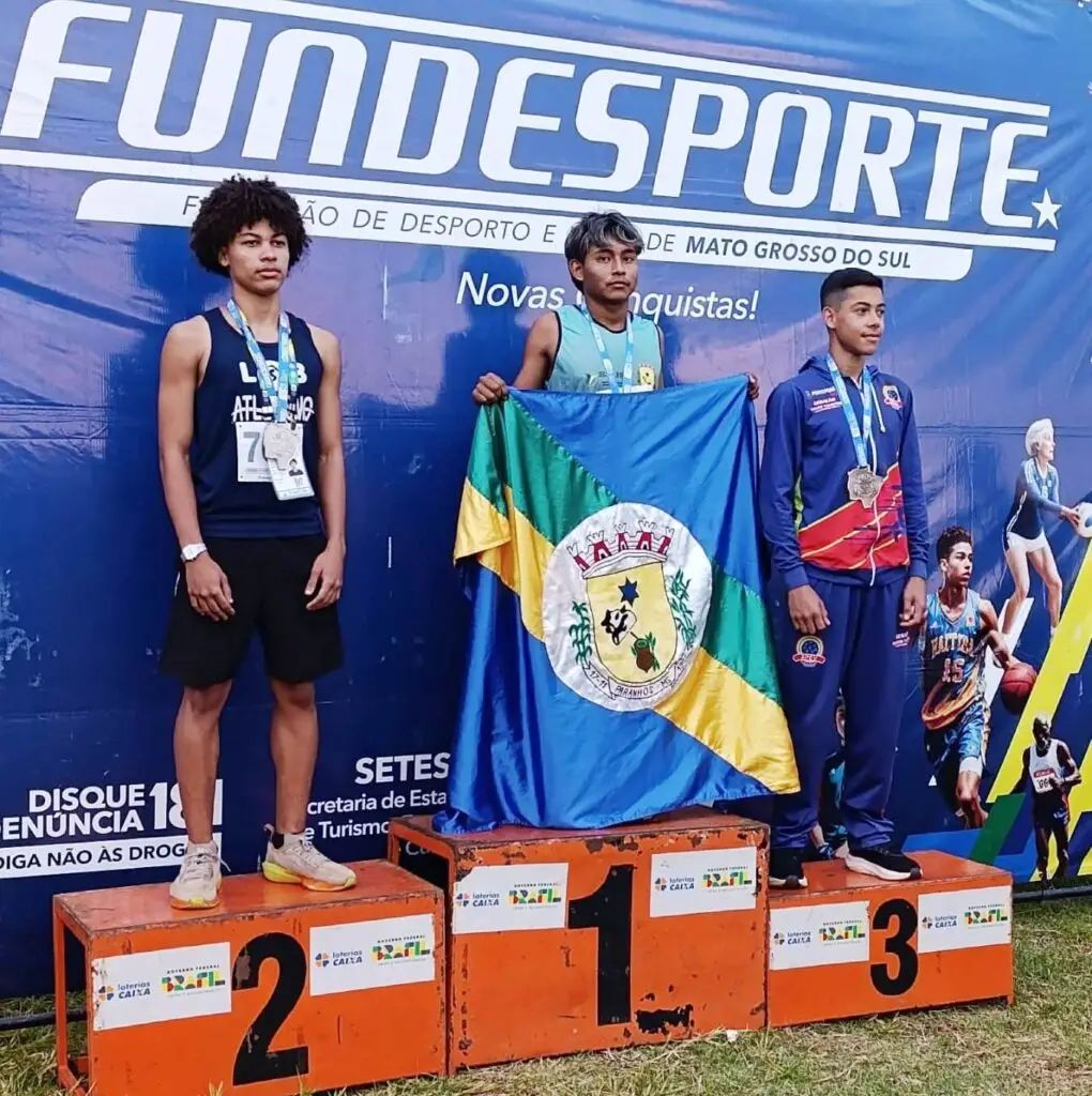 Atleta de Paranhos conquista duas “medalhas de ouro” nos Jogos Escolares Estadual em Campo Grande