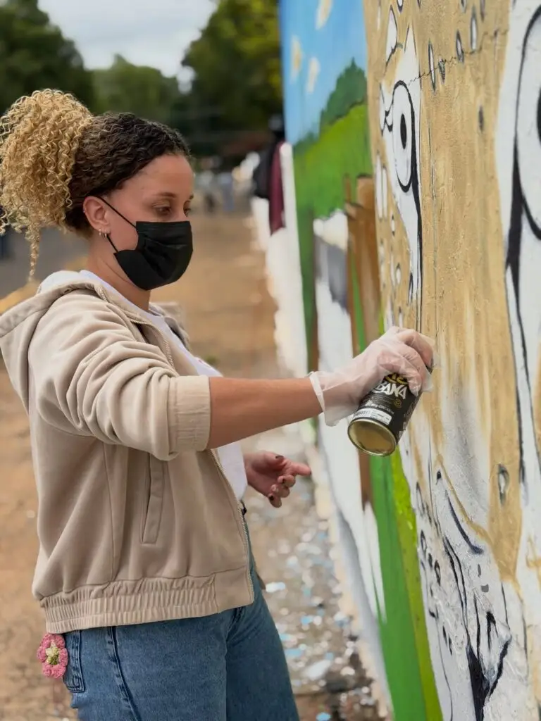Projeto Oficina de Grafite valoriza a história de Iguatemi através da arte Projeto Oficina de Grafite valoriza a história de Iguatemi através da arte