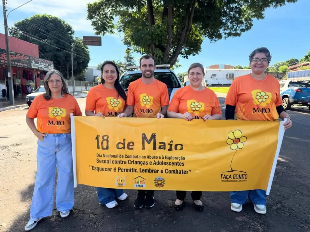 Mobilização em Tacuru reforça conscientização contra abuso e exploração sexual de crianças e adolescentes