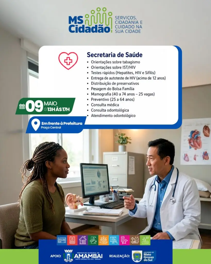 Prefeitura de Amambai levará ampla oferta de serviços ao MS Cidadão promovido pelo Governo do Estado de Mato Grosso do Sul