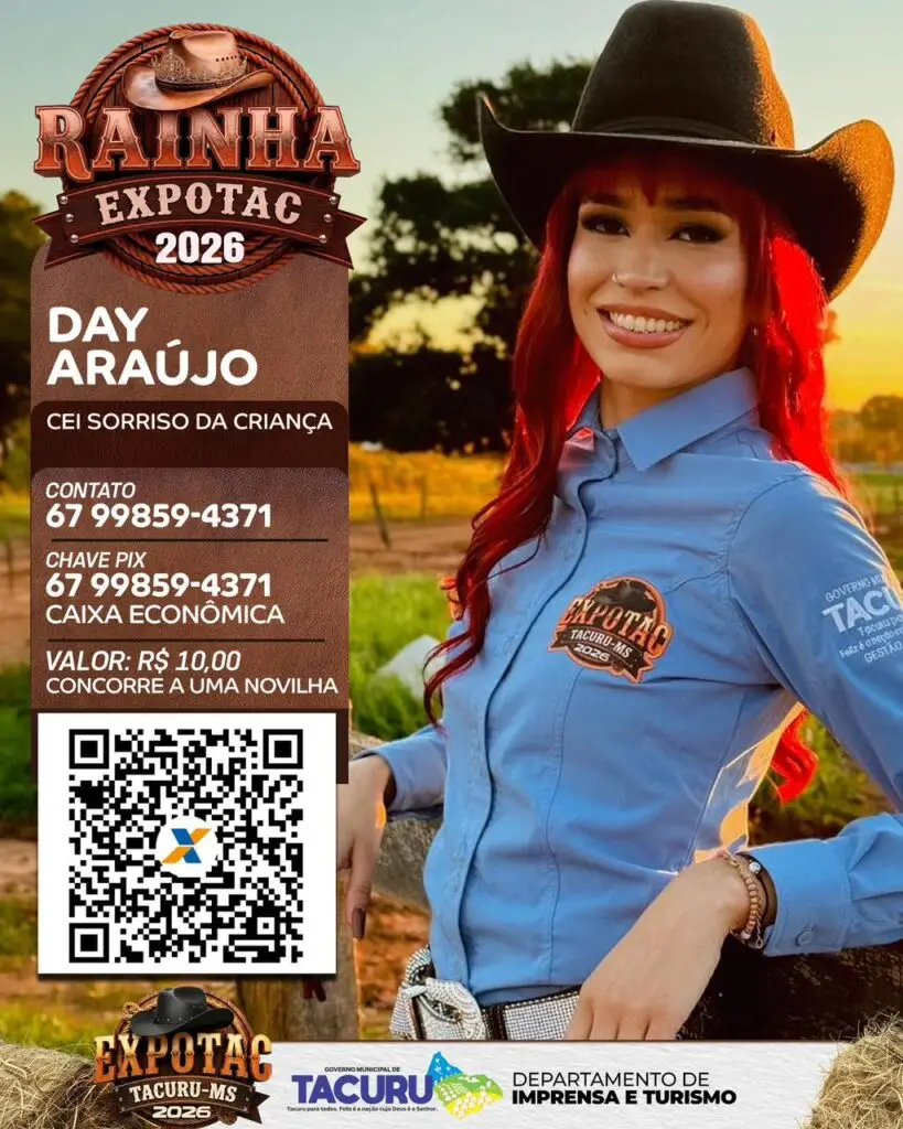 Concurso Rainha EXPOTAC 2026 une beleza, solidariedade e apoio a instituições de Tacuru Concurso Rainha EXPOTAC 2026 une beleza, solidariedade e apoio a instituições de Tacuru