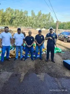 Polícia Civil incinera mais de 1,4 tonelada de drogas apreendidas na região de fronteira de Coronel Sapucaia