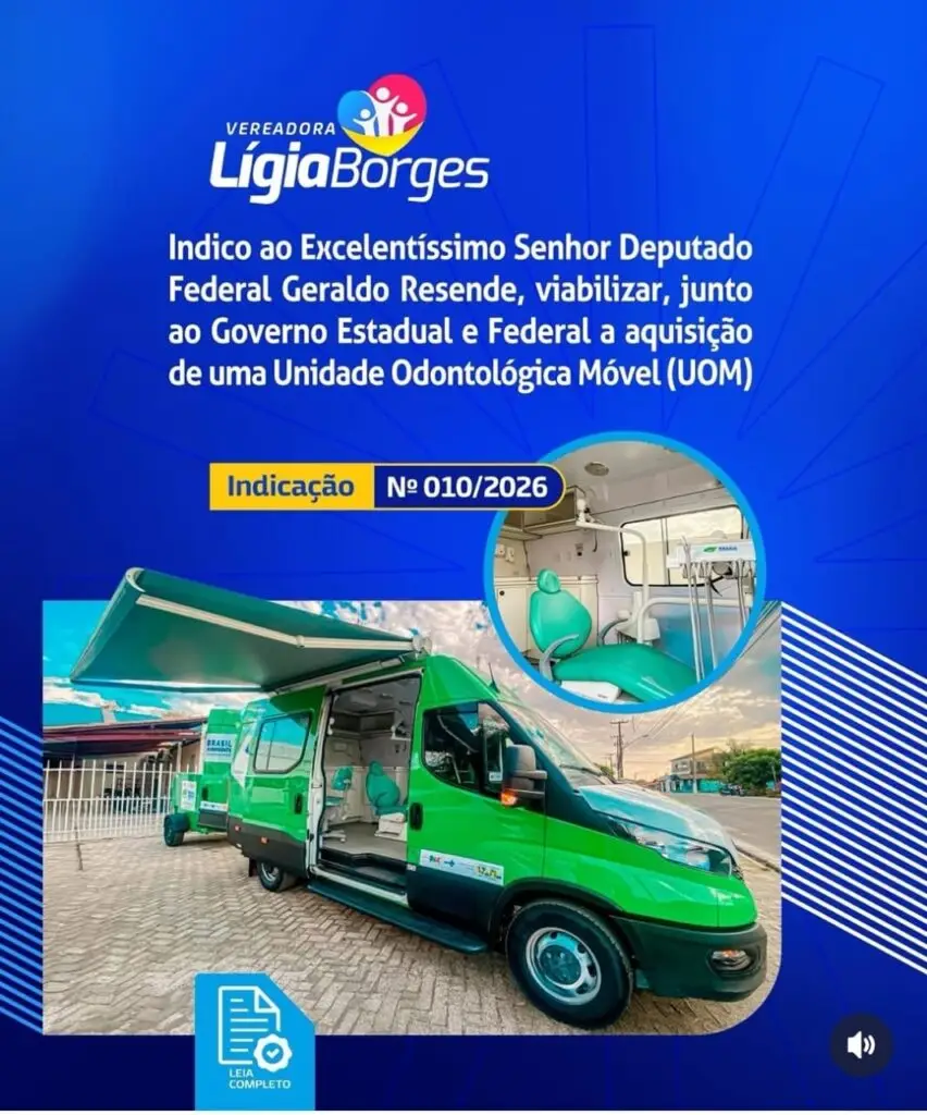 Geraldo Resende atende Lígia Borges e Amambai ganha Unidade Odontológica Móvel e combo de equipamentos para UBS Geraldo Resende atende Lígia Borges e Amambai ganha Unidade Odontológica Móvel e combo de equipamentos para UBS