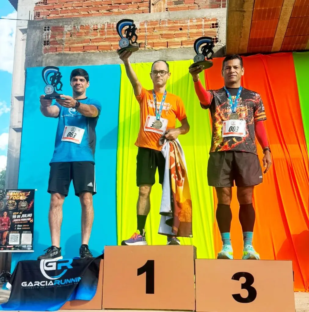 Atletas de Amambai fazem dobradinha em corrida pedestre em Ponta Porã