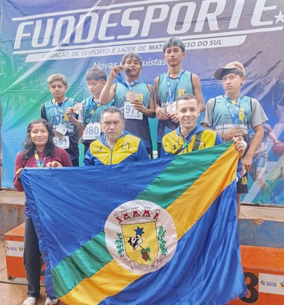 Atleta de Paranhos é “ouro” e “prata” no atletismo dos Jogos Escolares da Juventude de MS em Campo Grande