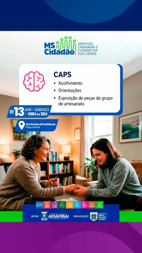 MS Cidadão acontece neste sábado (13) em Amambai com ampla oferta de serviços gratuitos à população MS Cidadão acontece neste sábado (13) em Amambai com ampla oferta de serviços gratuitos à população