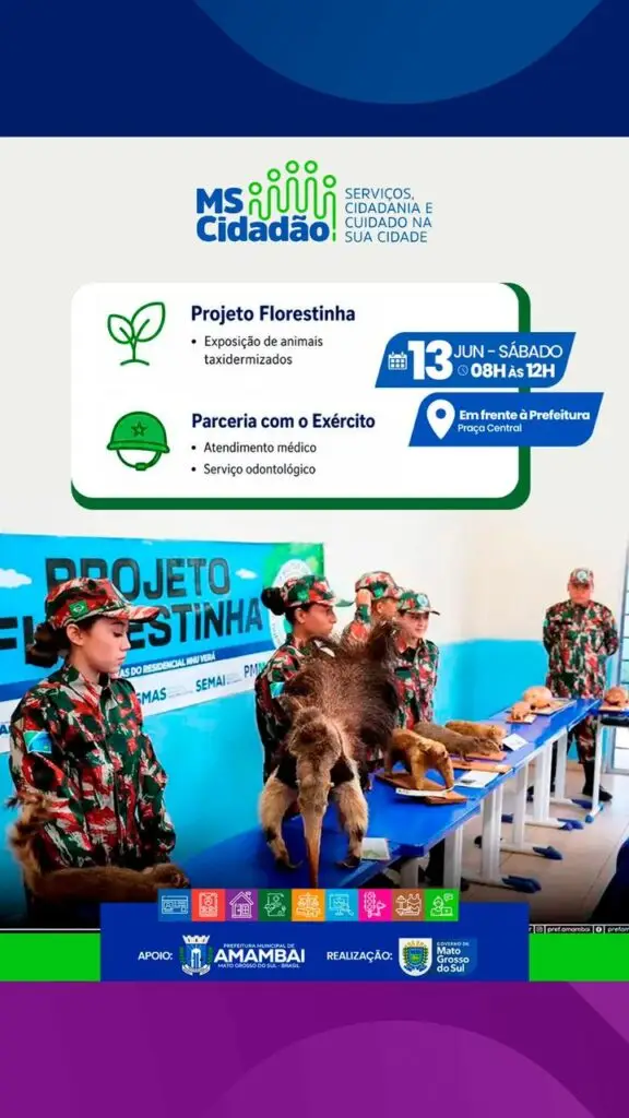 MS Cidadão acontece neste sábado (13) em Amambai com ampla oferta de serviços gratuitos à população MS Cidadão acontece neste sábado (13) em Amambai com ampla oferta de serviços gratuitos à população