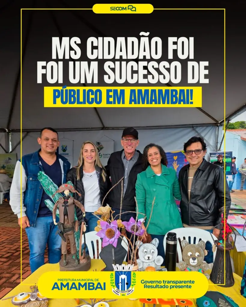 MS Cidadão realiza grande ação de cidadania e serviços em Amambai MS Cidadão realiza grande ação de cidadania e serviços em Amambai