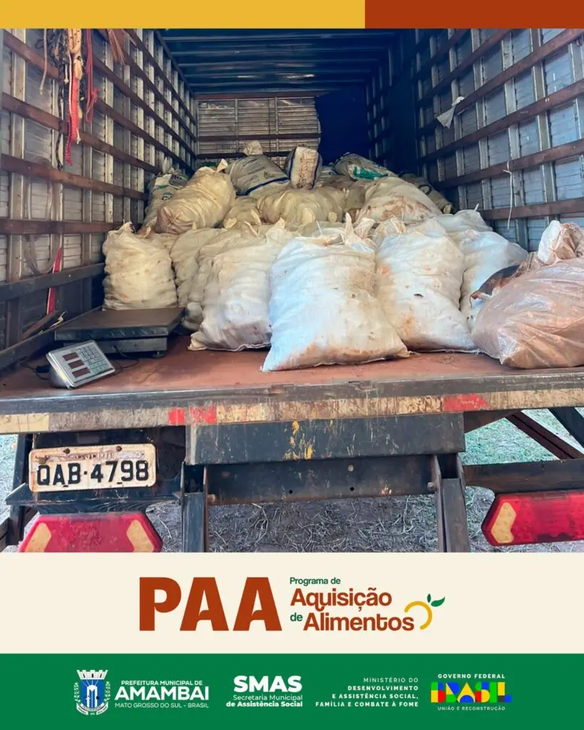 PAA Indígena beneficia 350 famílias com entrega de alimentos na Aldeia Amambai