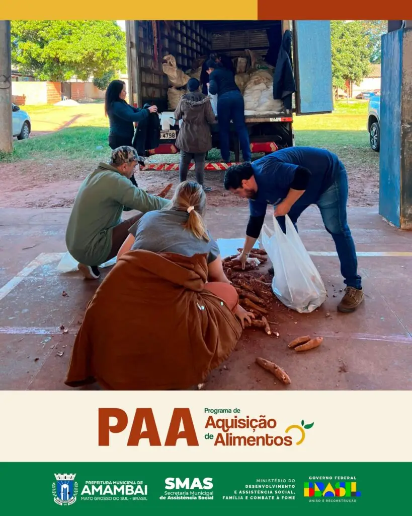 PAA Indígena beneficia 350 famílias com entrega de alimentos na Aldeia Amambai