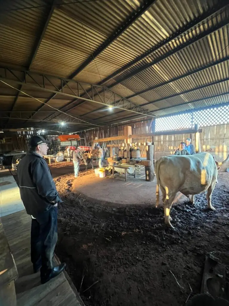 Visita do prefeito Sergio Barbosa destaca tradição da produção artesanal no campo em Amambai