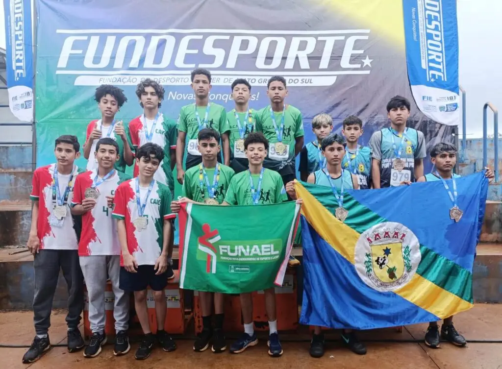Atleta de Paranhos é “ouro” e “prata” no atletismo dos Jogos Escolares da Juventude de MS em Campo Grande
