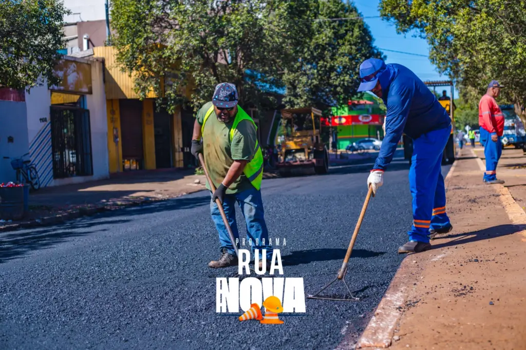 Caarapó: Programa Rua NOVA avança com recapeamento e pavimentação em bairros, regiões estratégicas e distritos Caarapó: Programa Rua NOVA avança com recapeamento e pavimentação em bairros, regiões estratégicas e distritos